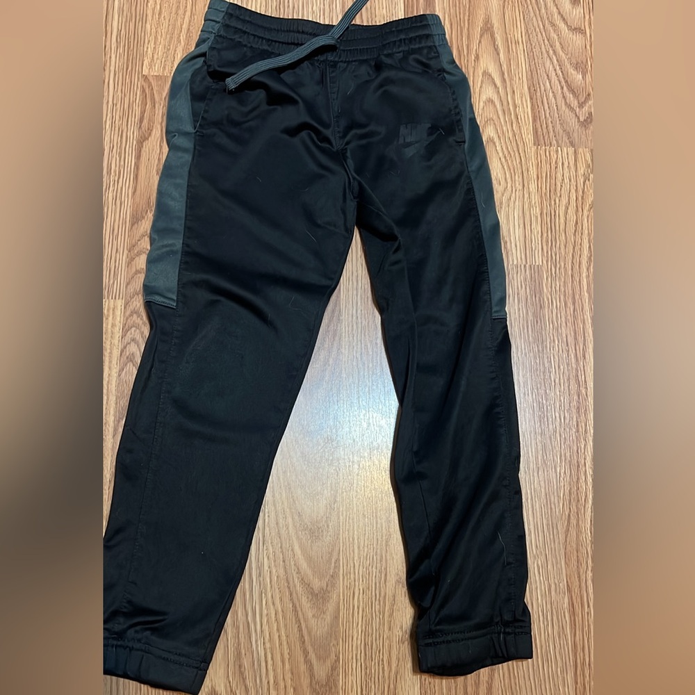 Nike Black and Gray Kids Sweatpants